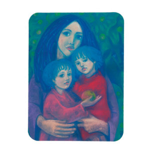 Märchen, Mutter und Kinder sind Mütter am Tag der Magnet