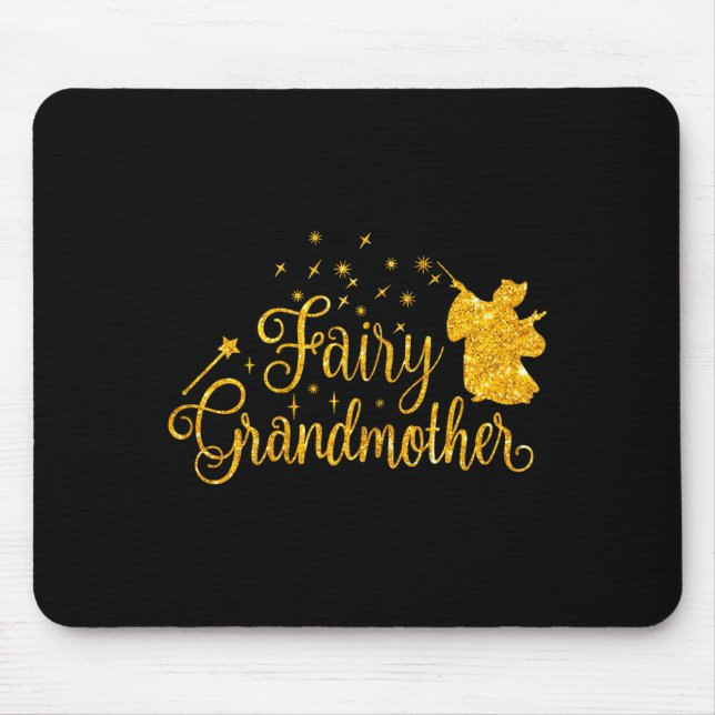 Märchen-Oma Feen-Oma Großmutter Märchen Mama Mutte Mousepad (Vorne)