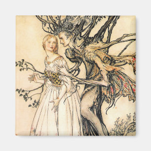 Märchen-Prinzessin-und Baum-Elf-Magnet Magnet
