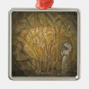 Märchen Silbernes Ornament