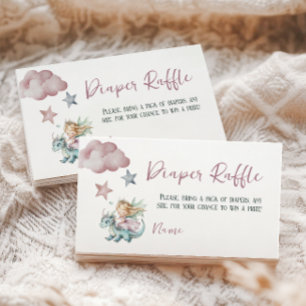 Märchen Traumhafter Drache Rosa Prinzessin Baby Sh Begleitkarte