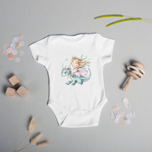 Märchen Traumhafter Drache Rosa Prinzessin Baby Sh Strampler