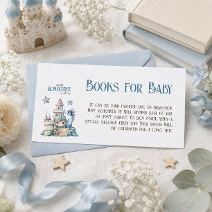 Märchen Traumhafter Drachenritter Buch Baby Shower Begleitkarte