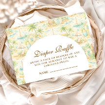 Märchen-Tropentiere Windel-Raffle