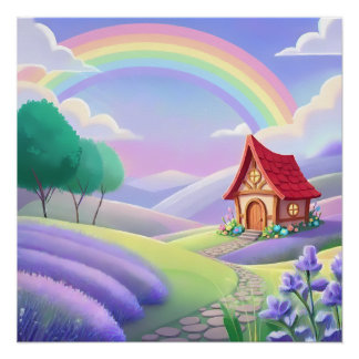Märchen unter dem Regenbogen Poster