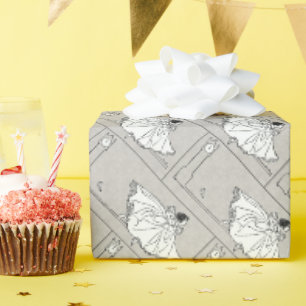 Märchen Vintage Cinderella Geschenkpapier
