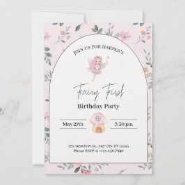 Märchen zum ersten Geburtstag 1. Geburtstag Einlad Feiertagskarte