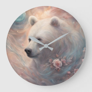 Märchenbär Große Wanduhr