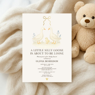 Märchenbuch Alberne Gans Baby Shower Einladung