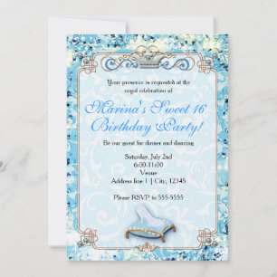 Märchenbuch Cinderella Sweet 16 Einladung