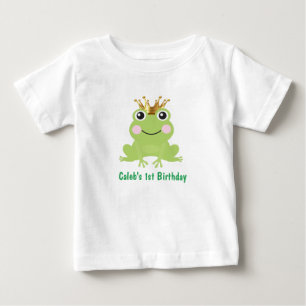Märchenbuch-Feerienfroschprinz 1. Geburtstag Baby T-shirt