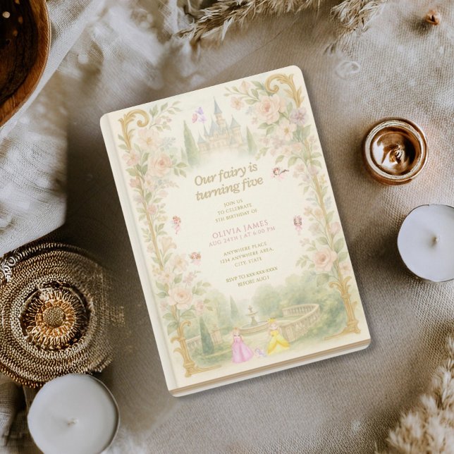 Märchenbuch, Märchen erst, Märchen zum 5. Geburtst Einladung (Von Creator hochgeladen)