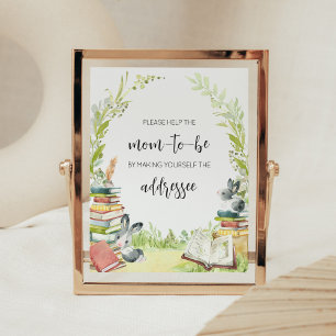 Märchenbuch Neues Kapitel Baby Shower Umschlag-Sta Poster