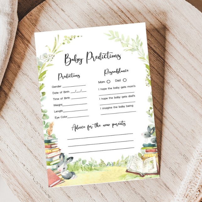 Märchenbuch Neues Kapitel Baby Shower Vorhersage S (Storybook Baby Shower Game)