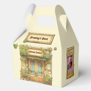 Märchenbuch-Stil gemütliches Café Geschenkschachtel
