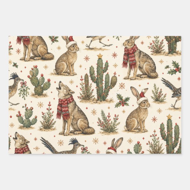 Märchenbuch Südwest-Weihnachtsgeschenk-Stil Geschenkpapier Set (Vorderseite)