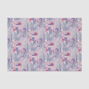 Märchenbücher und magische Kreaturen Grau Seidenpapier