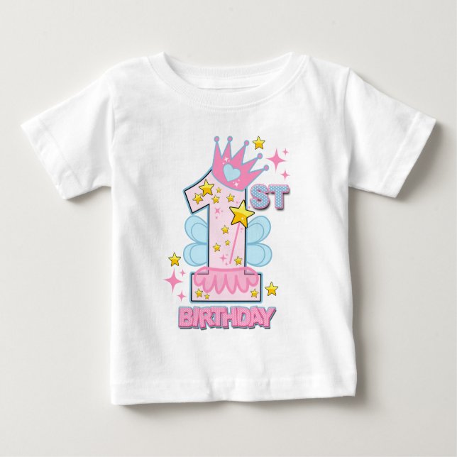 Märchendesign zum ersten Mal Baby T-shirt (Vorderseite)