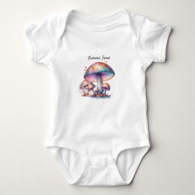 Märchengarten Mushroom Baby Strampler (Vorderseite)