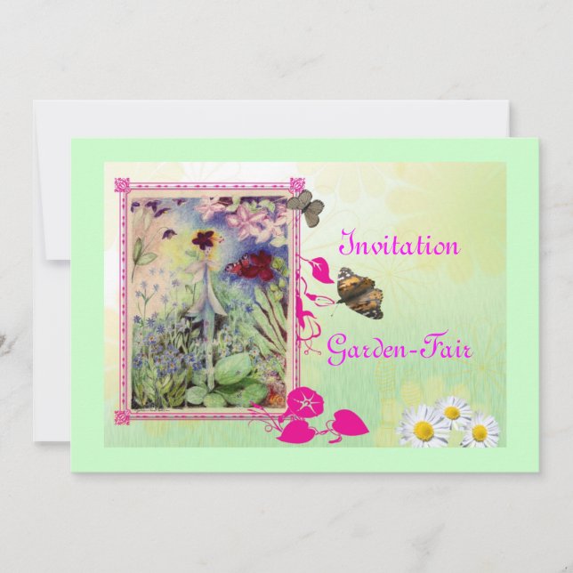 Märchengartenöffnung Einladung (Vorderseite)