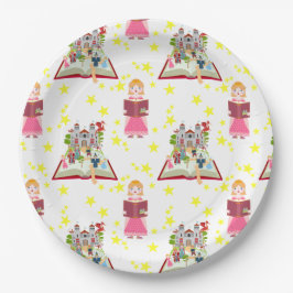 Märchengeschichten Girl's Birthday Party Pappteller