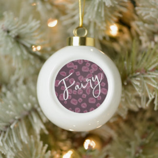Märchenhaft zu personalisieren keramik Kugel-Ornament