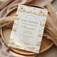 Märchenhafte Bauernhof-Tiere Pastell-Baby-Party