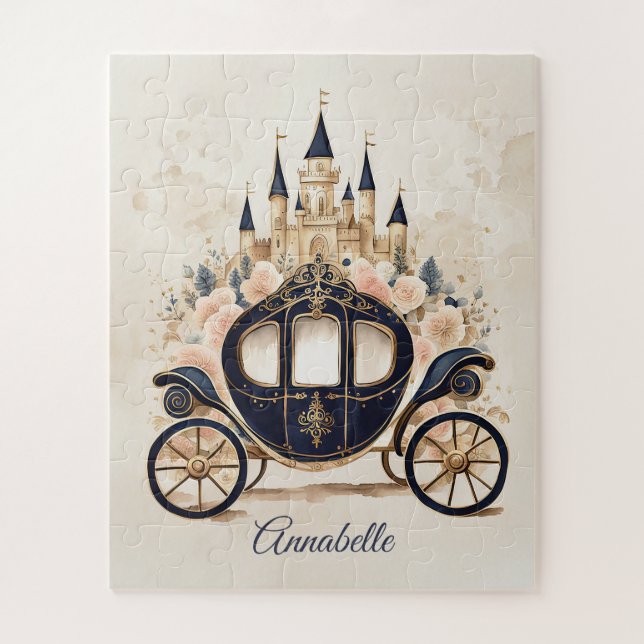 Märchenhafte Beförderung und Schloss Puzzle (Vertikal)