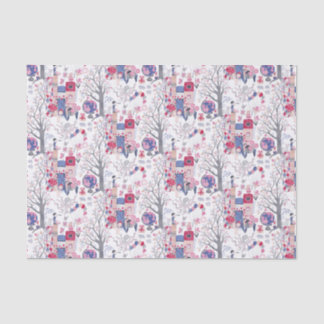 Märchenhafte Bücher und magische Kreaturen weiß Seidenpapier