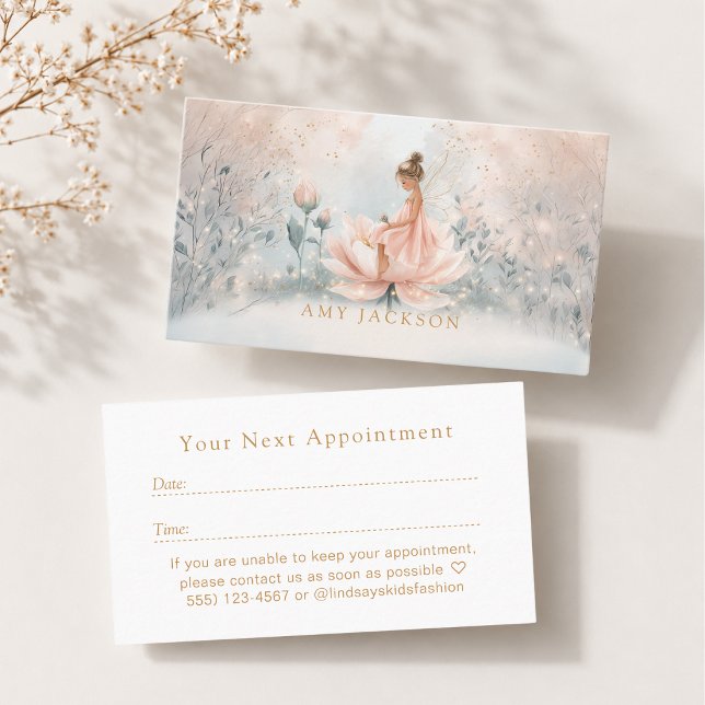 Märchenhafte Feen-Termin-Karte Terminkarte (Whimsical Fairy Appointment Card)
