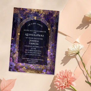 Märchenhafte Sommer-Enchanted Forest  Quinceañera  Einladung