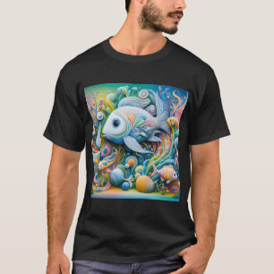 Märchenhafte Unterwasserwelt in Farben T-Shirt