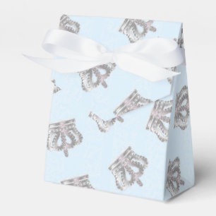 Märchenhafte Vintage-Krone Blaue Partygeschenk-Sch Geschenkschachtel