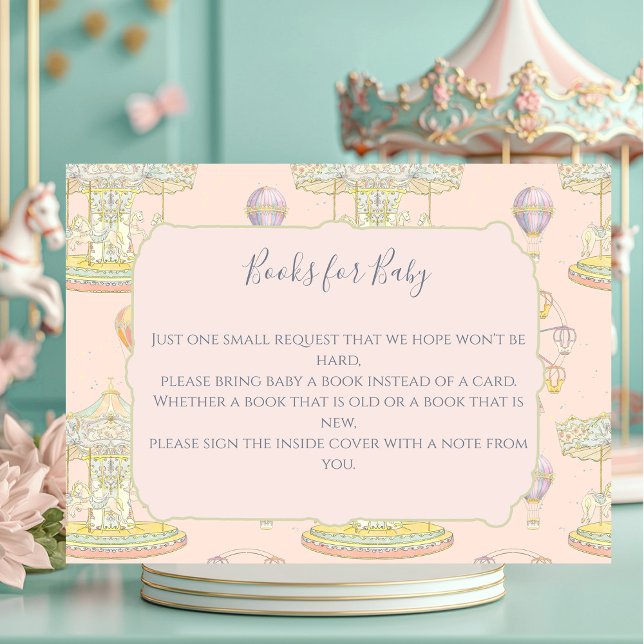 Märchenhafter Vintager Vergnügungspark Begleitkarte (Von Creator hochgeladen)