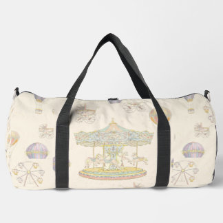 Märchenhafter Vintager Vergnügungspark Duffle Bag
