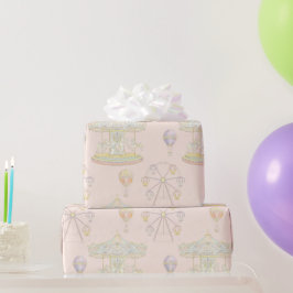 Märchenhafter Vintager Vergnügungspark Geschenkpapier