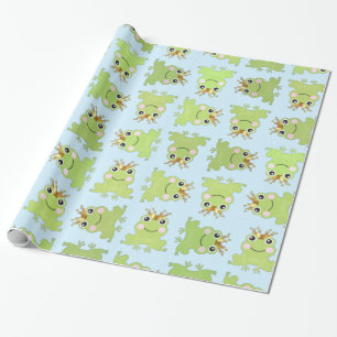 Märchenhaftes Feenmärchen Froschkönig Babyparty Bl Geschenkpapier