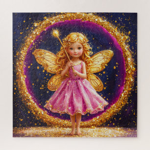 Märchenhaftes Mädchen Süße Magische Geschichte Buc Puzzle