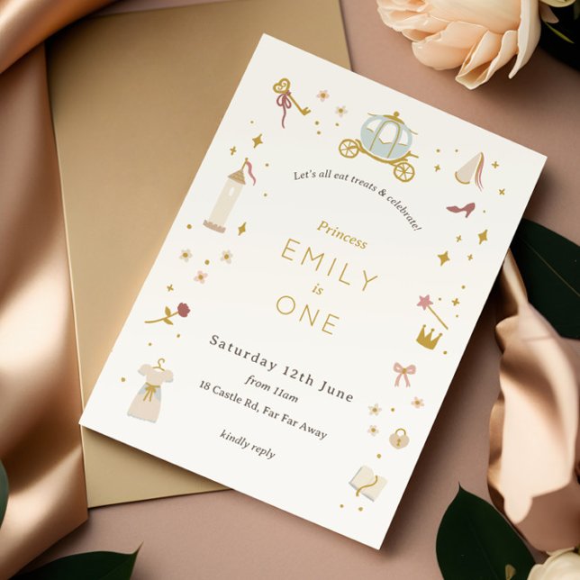 Märchenhaftes Party Mädchen Einladung (Von Creator hochgeladen)