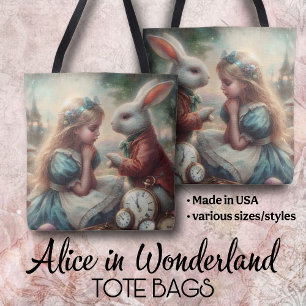 Märchenhaftes Vintage-Wonderland-Art Alice Kaninch