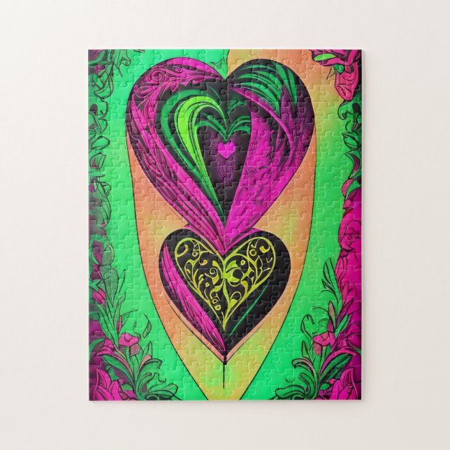 Märchenherz-Puzzle - 252 Stück Puzzle (Vertikal)