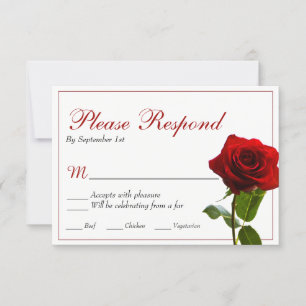 Märchenhochzeits-Einladung RSVP Karte