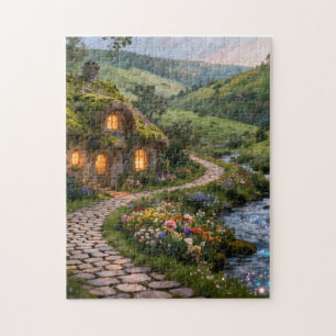 Märchenhüttengarten-Puzzle Puzzle
