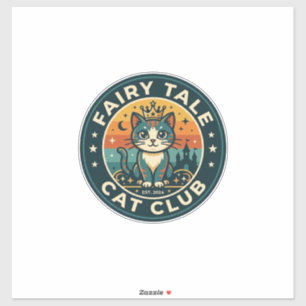 Märchenkatze Süße Kitty Design - Märchenkatze  Aufkleber