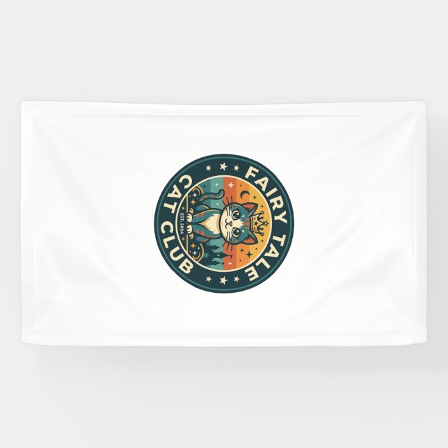 Märchenkatze Süße Kitty Design - Märchenkatze  Banner (Horizontal)