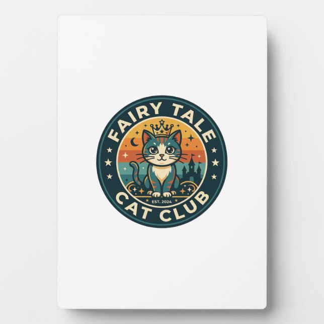 Märchenkatze Süße Kitty Design - Märchenkatze  Fotoplatte (Vorderseite)