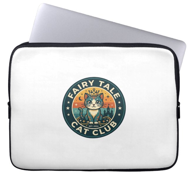 Märchenkatze Süße Kitty Design - Märchenkatze  Laptopschutzhülle (Vorderseite)