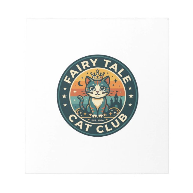 Märchenkatze Süße Kitty Design - Märchenkatze  Notizblock (Vorderseite)
