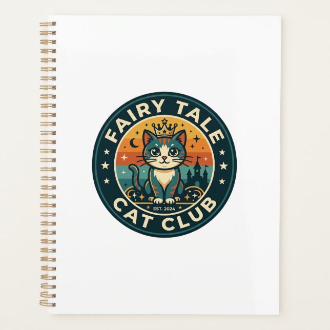 Märchenkatze Süße Kitty Design - Märchenkatze  Planer (Vorderseite)