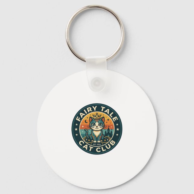 Märchenkatze Süße Kitty Design - Märchenkatze  Schlüsselanhänger (Vorderseite)